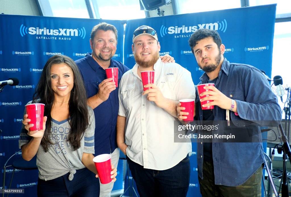 Luke Combs Visits SiriusXM Nashville