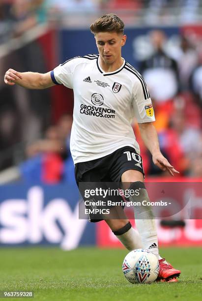 Fulham's Tom Cairney Aston Villa v Fulham - Sky Bet Championship - Final - Wembley Stadium .