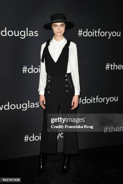 Cara Delevigne during the Douglas X Peter Lindbergh campaign launch at ewerk on May 30, 2018 in Berlin, Germany.