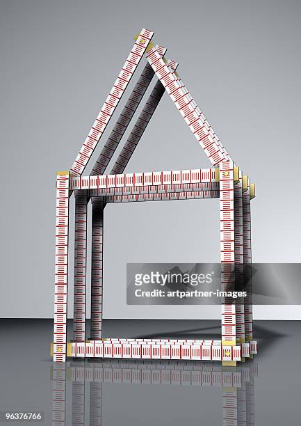 folding rule, house  - heidelberg project stock pictures, royalty-free photos & images