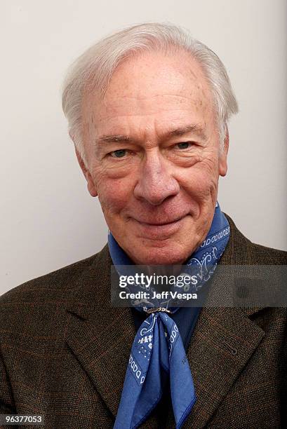 Actor Christopher Plummer poses for a portrait during the 2009 Toronto International Film Festival held at the Sutton Place Hotel on September 13,...