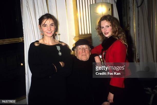 Clotilde Courau, Georges Wilson and Florence Darel