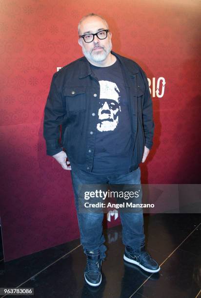 Alex de la Iglesia attends 'El Intercambio' Madrid Premiere on May 30, 2018 in Madrid, Spain.