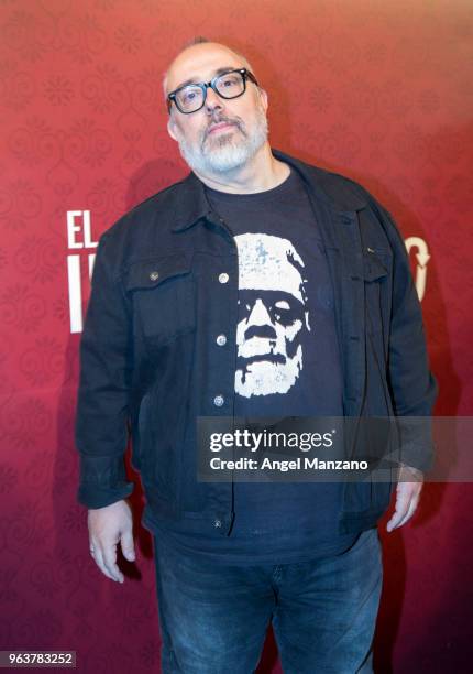 Alex de la Iglesia attends 'El Intercambio' Madrid Premiere on May 30, 2018 in Madrid, Spain.