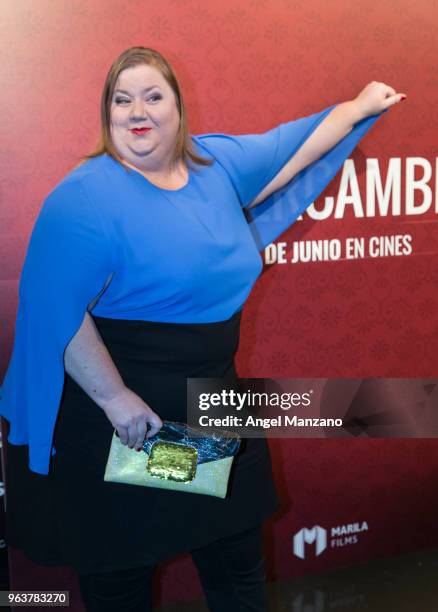 Itziar Castro attends 'El Intercambio' Madrid Premiere on May 30, 2018 in Madrid, Spain.