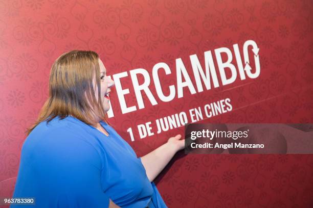 Itziar Castro attends 'El Intercambio' Madrid Premiere on May 30, 2018 in Madrid, Spain.