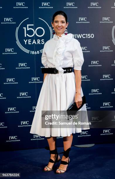 Casilda Finat attends 'IWC - Fuera de Serie' 150 Anniversary Party on May 30, 2018 in Madrid, Spain.