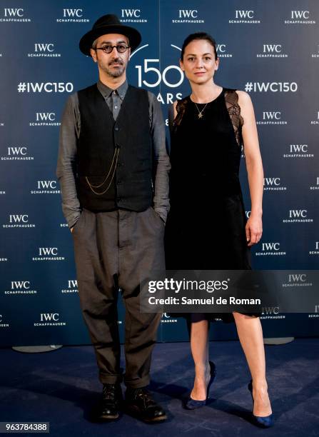 Leonor Watling and Alejandro Pelayo attend 'IWC - Fuera de Serie' 150 Anniversary Party on May 30, 2018 in Madrid, Spain.