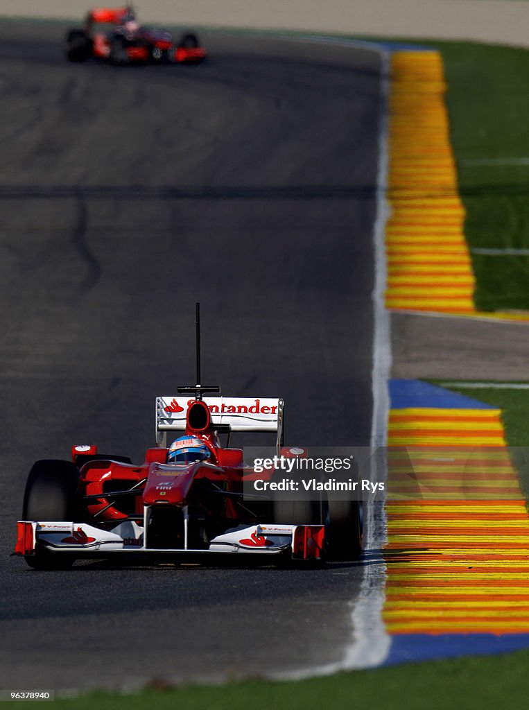 F1 Testing in Valencia