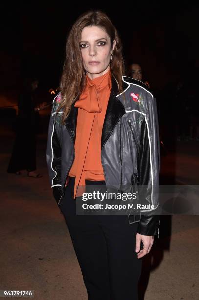 Chiara Mastroianni attends the Gucci Cruise 2019 show at Alyscamps on May 30, 2018 in Arles, France.