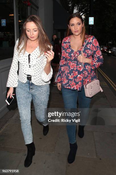 Jacqueline Jossa seen attending Mother of Maniacs: #MumBoss - press launch party at Beaufort House Chelsea on May 30, 2018 in London, England.