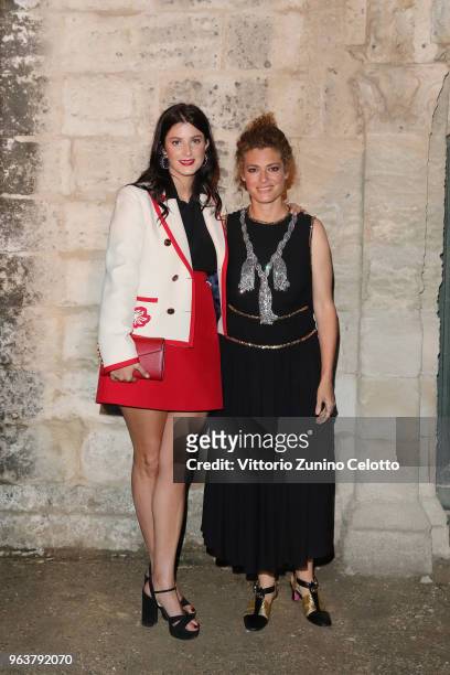 Tatiana de Pahlen and Ginevra Elkann attend the Gucci Cruise 2019 show at Alyscamps on May 30, 2018 in Arles, France.