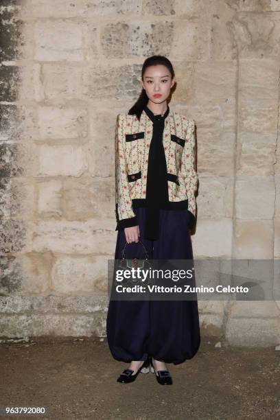 Ni Ni attends the Gucci Cruise 2019 show at Alyscamps on May 30, 2018 in Arles, France.