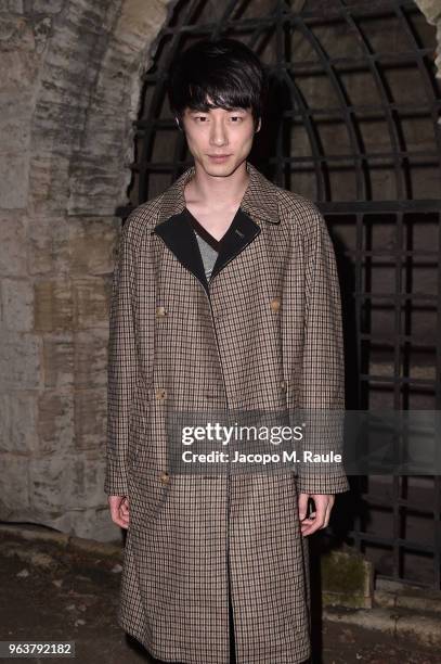 Kentaro Sakaguchi attends the Gucci Cruise 2019 show at Alyscamps on May 30, 2018 in Arles, France.