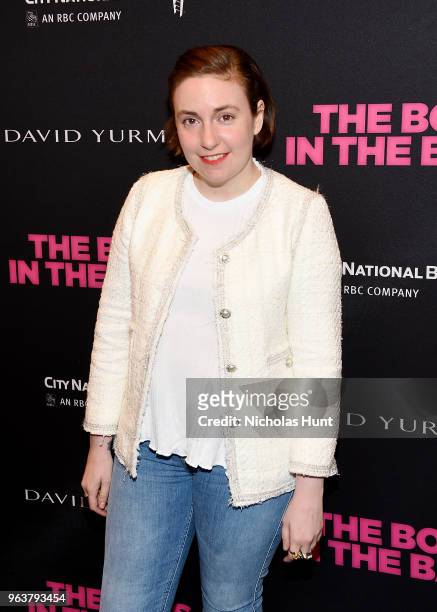 Lena Dunham attends the "Boys In The Band" 50th Anniversary Celebration at Booth Theatre on May 30, 2018 in New York City.
