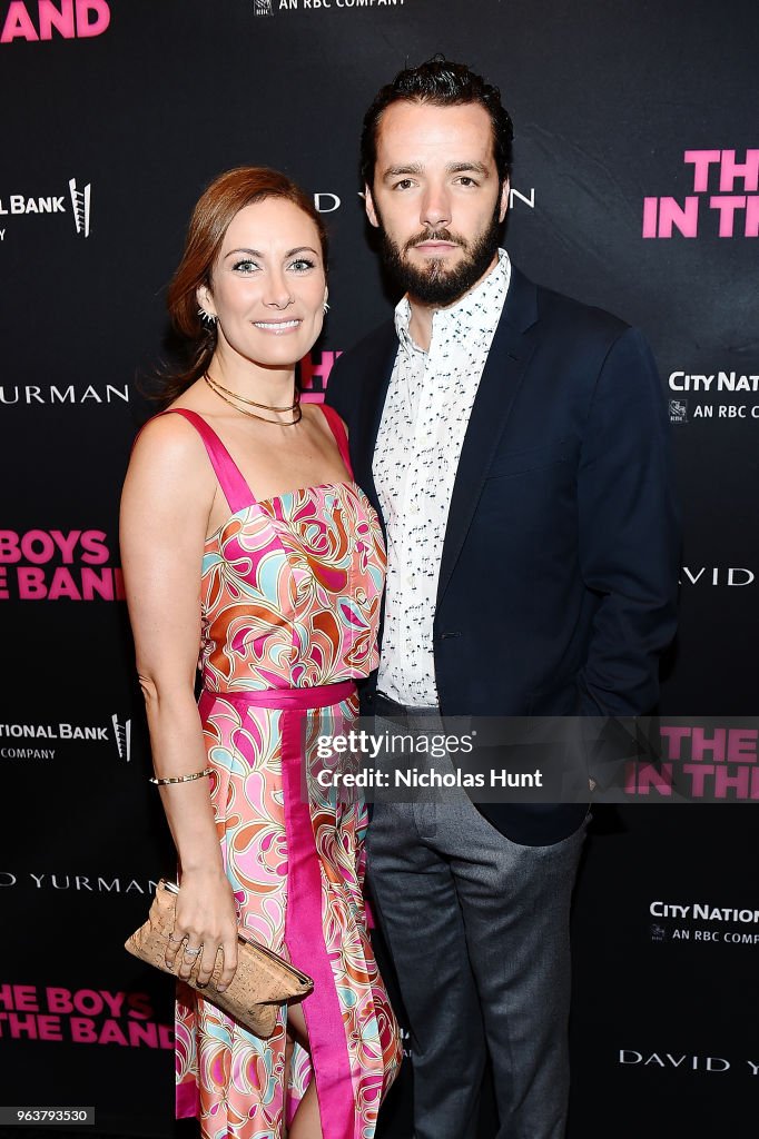 Actress Laura Benanti and Patrick Brown attend the "Boys In The Band