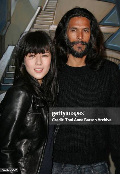 Mylene Jampanoi and her husband Milind Soman