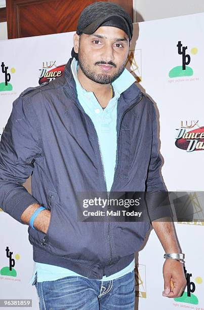 Cricketer Harbhajan Singh at an event in Mumbai on February 2, 2010.