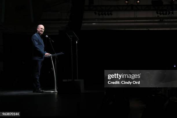 Honoree and filmmaker Darren Aronofsky speaks onstage during the BAM Gala 2018 honoring Darren Aronofsky, Jeremy Irons, and Nora Ann Wallace at...