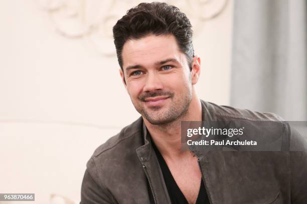 Actor Ryan Paevey visit Hallmark's "Home & Family" at Universal Studios Hollywood on May 30, 2018 in Universal City, California.