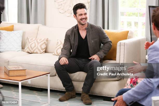 Actor Ryan Paevey visit Hallmark's "Home & Family" at Universal Studios Hollywood on May 30, 2018 in Universal City, California.