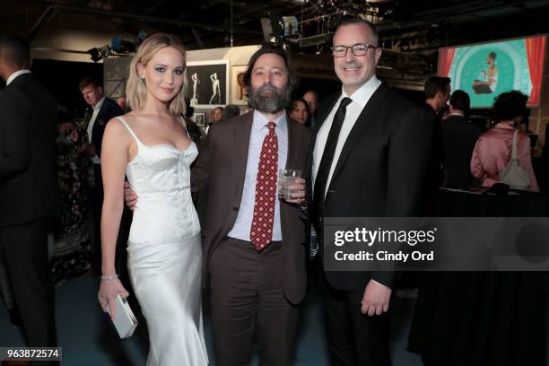 Jennifer Lawrence, producer Ari Handel, and BAM VP of Development Bill Kramer attend the BAM Gala 2018 honoring Darren Aronofsky, Jeremy Irons, and...
