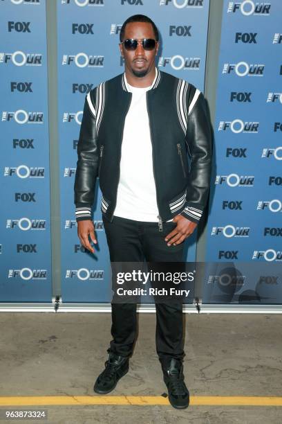 Sean "Diddy" Combs attends the premiere of Fox's "The Four: Battle For Stardom" Season 2 at CBS Studios - Radford on May 30, 2018 in Studio City,...