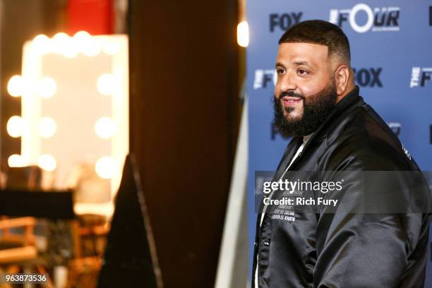 Khaled attends the premiere of Fox's "The Four: Battle For Stardom" Season 2 at CBS Studios - Radford on May 30, 2018 in Studio City, California.
