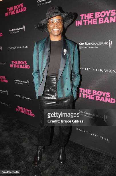 Billy Porter poses at the opening nightof the 50th year celebration of the classic play revival of "The Boys In The Band" on Broadway at The Booth...