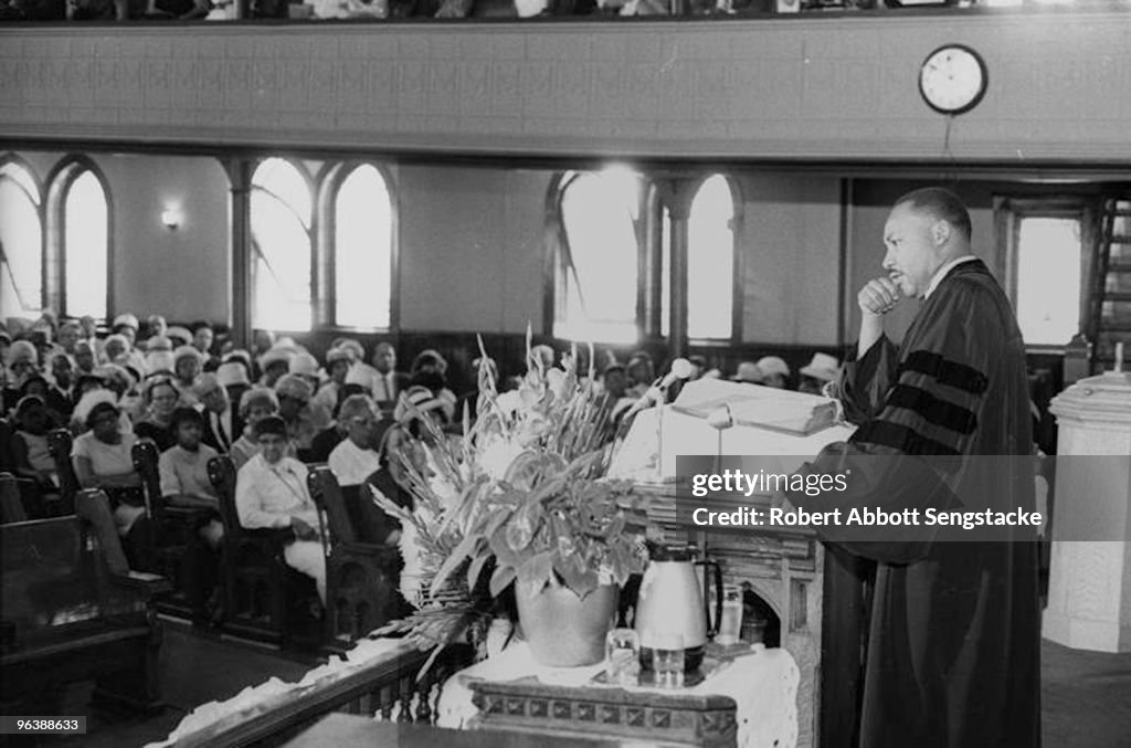 Dr. King Speaks At Quinn Chapel