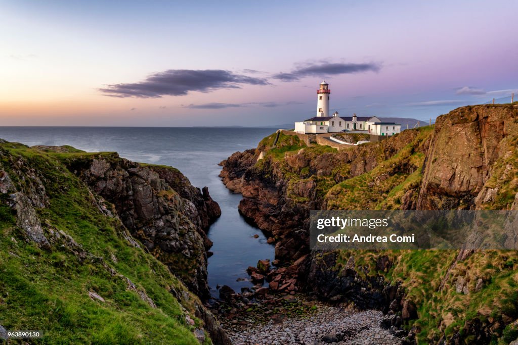 Fanad Head lighthouse, County Donegal, Ulster region, Republic of Ireland, Europe.