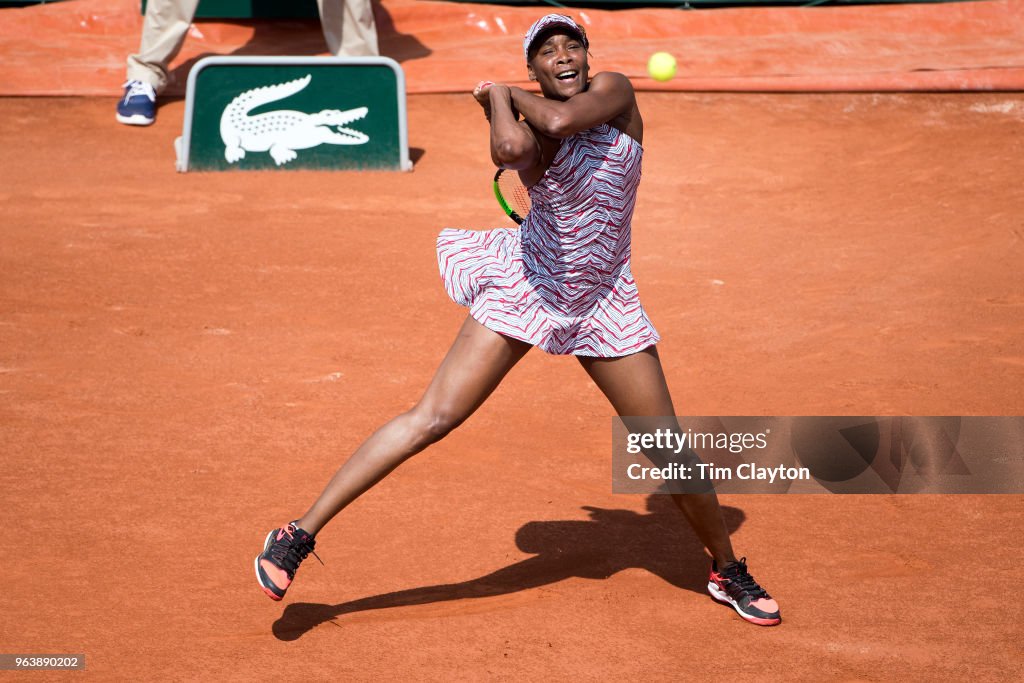 2018 French Open Tennis Tournament. Roland Garros. Paris. France.