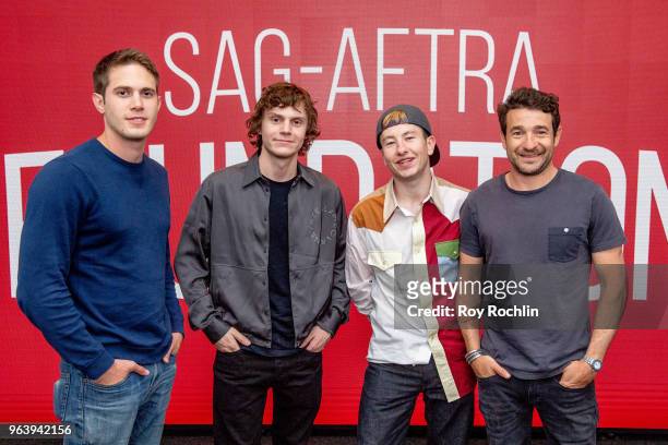 Blake Jenner, Evan Peters, Barry Keoghan and Bart Layton discuss " American Animals" during SAG-AFTRA Foundation Conversations at The Robin Williams...