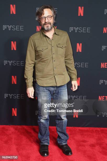Marc Maron attends the #NETFLIXFYSEE For Your Consideration Event For "GLOW" at Netflix FYSEE At Raleigh Studios on May 30, 2018 in Los Angeles,...
