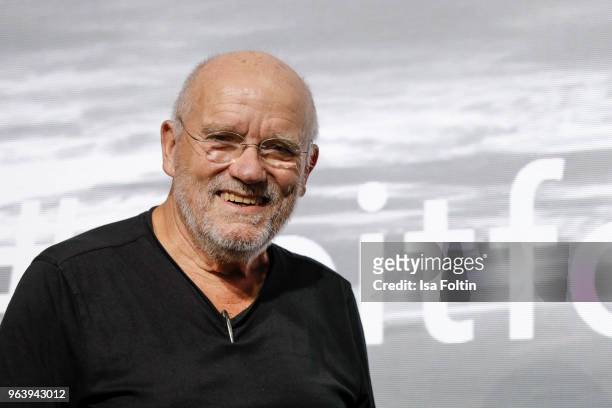 Photographer Peter Lindbergh during the Douglas X Peter Lindbergh campaign launch at ewerk on May 30, 2018 in Berlin, Germany.