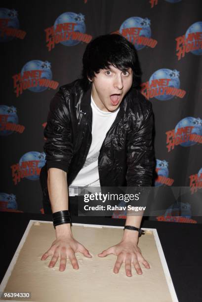 Mitchel Musso visits Planet Hollywood on June 15, 2009 in New York City.