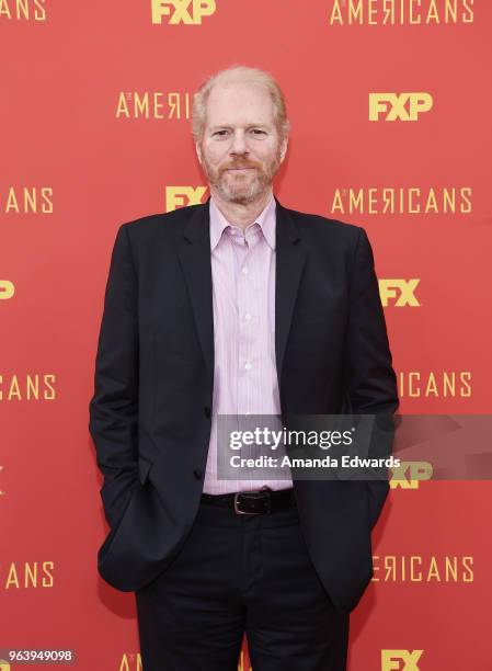 Actor Noah Emmerich arrives at the For Your Consideration Red Carpet Event for the series finale oF FX's "The Americans" at the Saban Media Center on...