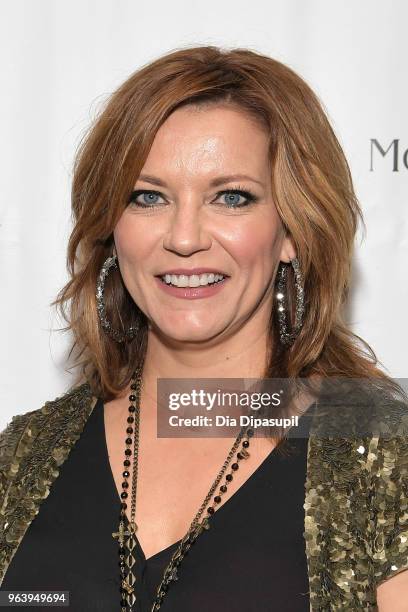 Martina McBride attends Martina McBride Announces Forthcoming Cookbook "Martina's Kitchen Mix" at Chef's Club on May 30, 2018 in New York City.