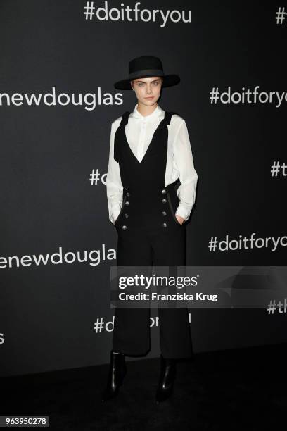 Cara Delevingne during the Douglas X Peter Lindbergh campaign launch at ewerk on May 30, 2018 in Berlin, Germany.