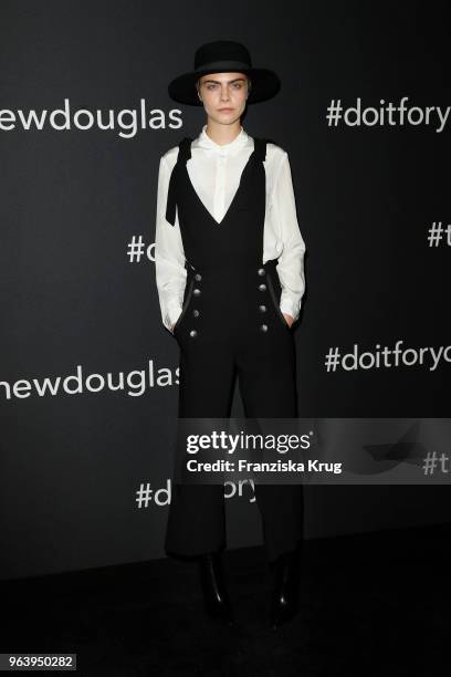Cara Delevingne during the Douglas X Peter Lindbergh campaign launch at ewerk on May 30, 2018 in Berlin, Germany.