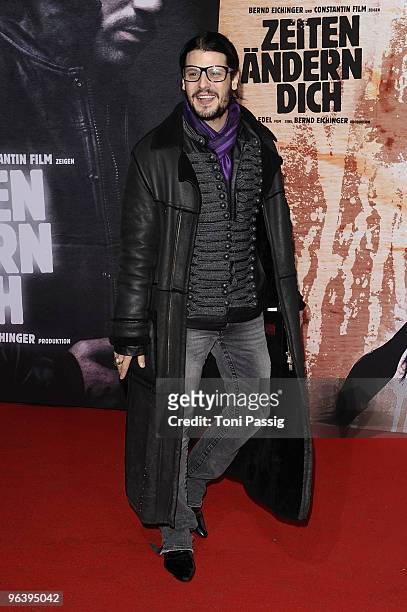 Actor Manuel Cortez attends the premiere of "Zeiten aendern Dich" on February 3, 2010 in Berlin, Germany.