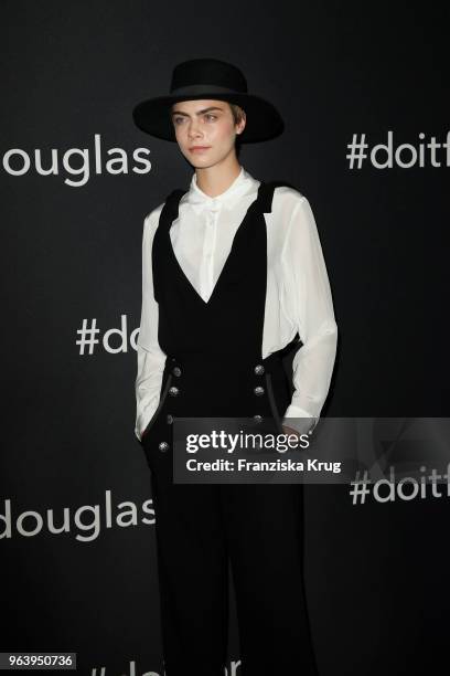 Cara Delevingne during the Douglas X Peter Lindbergh campaign launch at ewerk on May 30, 2018 in Berlin, Germany.