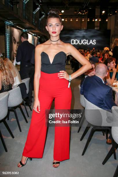 Model and influencer Fata Hasanovic during the Douglas X Peter Lindbergh campaign launch at ewerk on May 30, 2018 in Berlin, Germany.