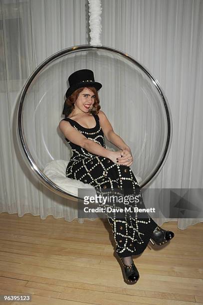 Paloma Faith attends the Rodial Beautiful Awards at the Sanderson Hotel on February 3, 2010 in London, England.