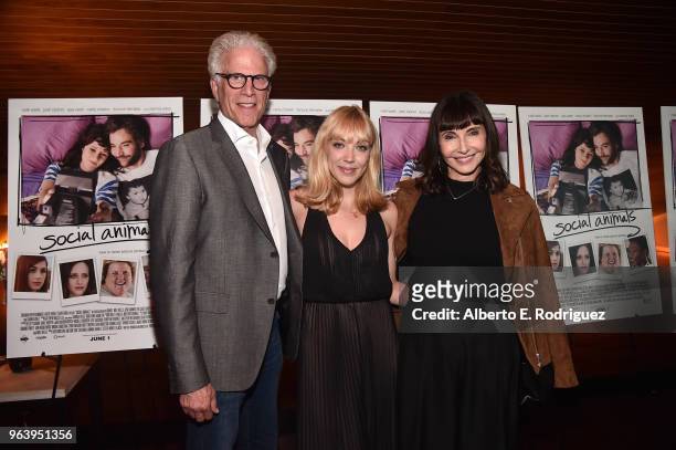 Actor Ted Danson, director Theresa Bennett and actress Mary Steenburgen attend the Premiere Of Paramount Pictures And Vertical Entertainment's...