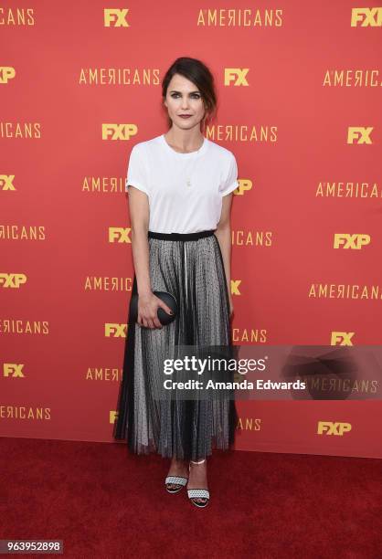 Actress Keri Russell arrives at the For Your Consideration Red Carpet Event for the series finale oF FX's "The Americans" at the Saban Media Center...