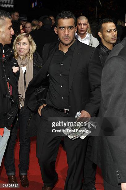 Arafat Abou-Chaker attends the premiere of "Zeiten aendern Dich" on February 3, 2010 in Berlin, Germany.