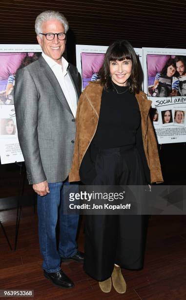 Ted Danson and Mary Steenburgen attend the premiere of Paramount Pictures And Vertical Entertainment's "Social Animals" at The Landmark on May 30,...