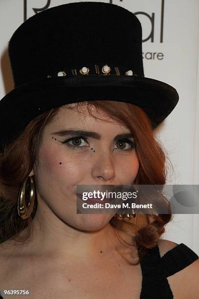 Paloma Faith attends the Rodial Beautiful Awards at the Sanderson Hotel on February 3, 2010 in London, England.