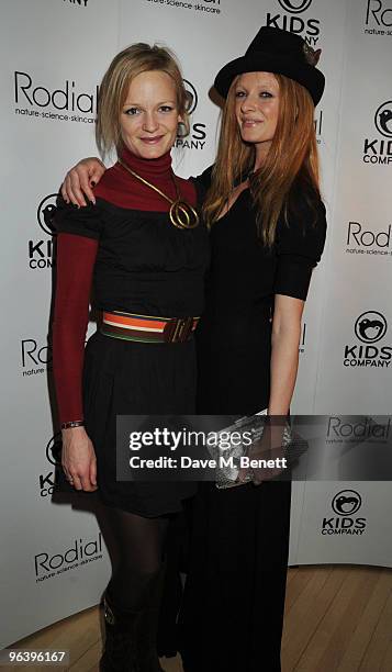 Alexia and Olivia Inge attend the Rodial Beautiful Awards at the Sanderson Hotel on February 3, 2010 in London, England.